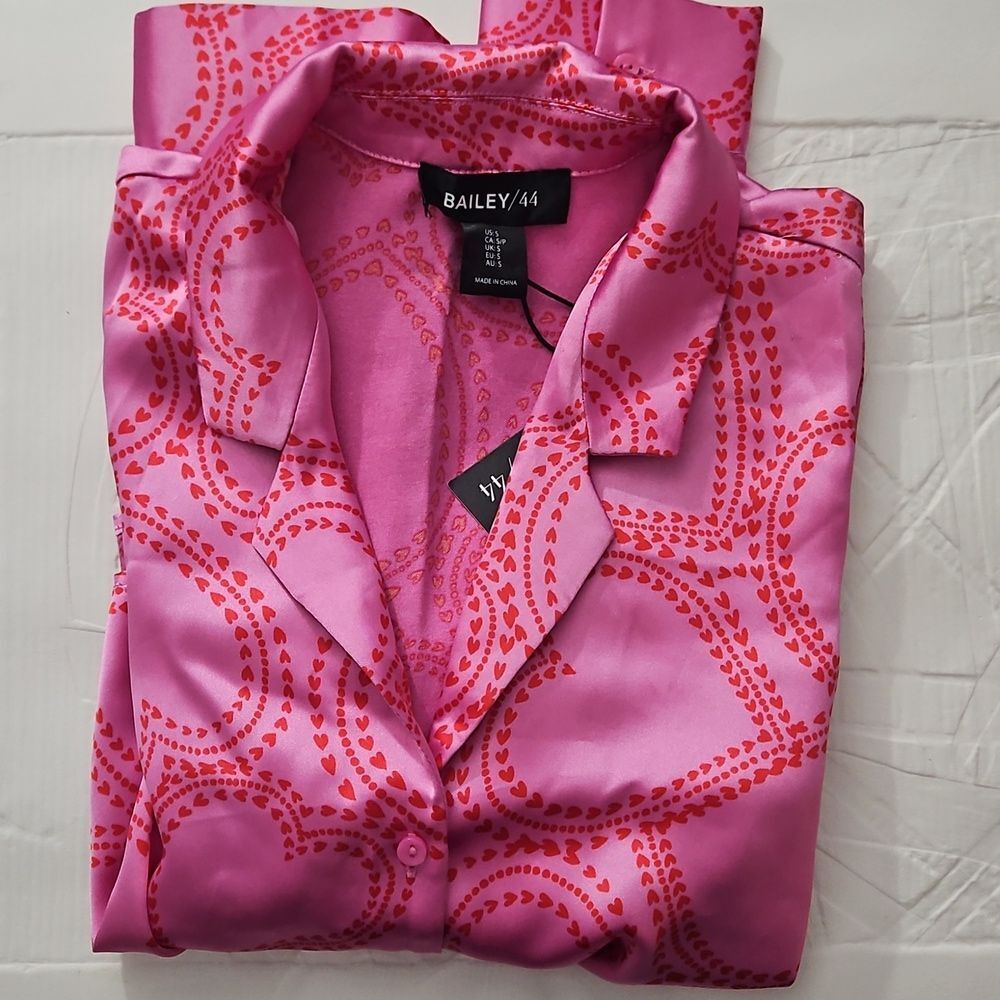 Bailey 44 Fuchsia and Coral Blouse